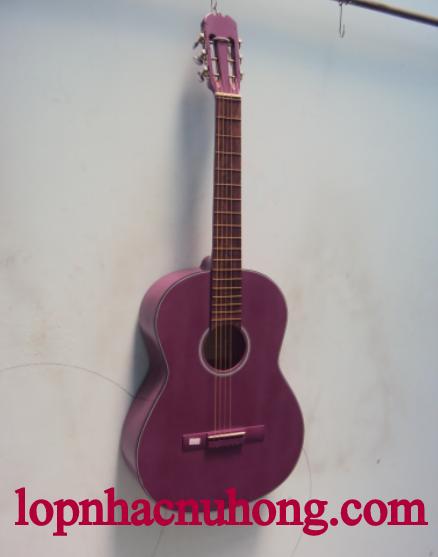 Đàn guitar màu tím than