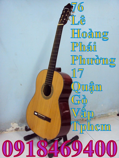 Đàn guitar classic màu gỗ
