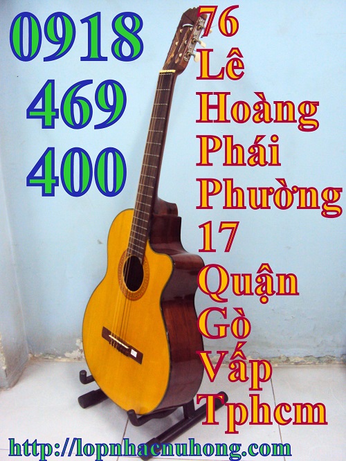 Đàn guitar gỗ tự nhiên