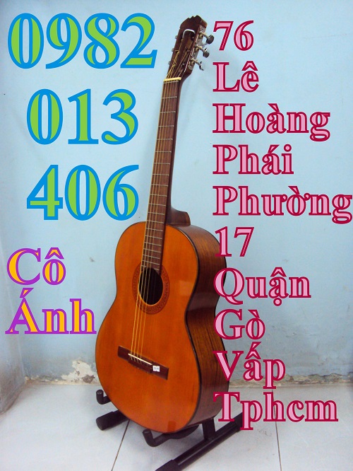Đàn guitar nâu đỏ