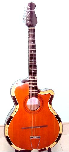 Đàn guitar phím lõm màu gỗ