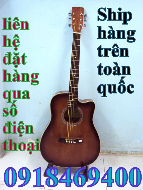 Đàn guitar dạng thùng to