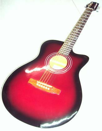 Đàn guitar giá rẻ màu đỏ