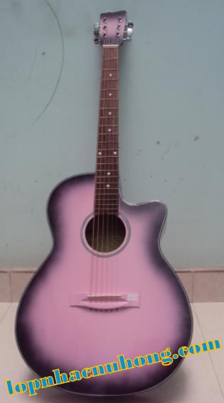 Đàn guitar hồng lam đen