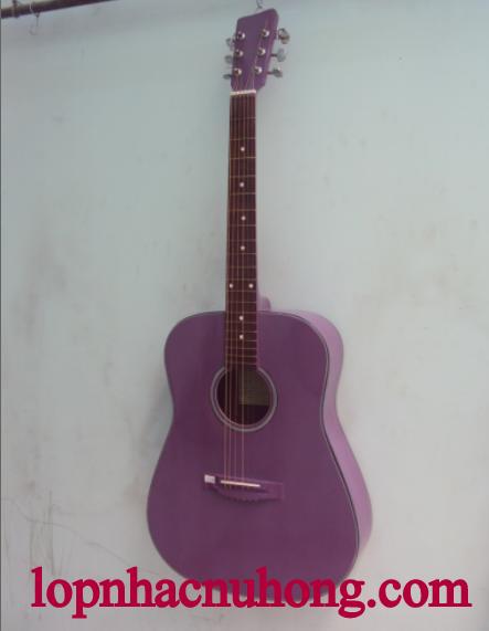 Đàn guitar màu tím