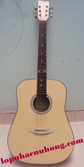 Đàn guitar màu trắng ngà