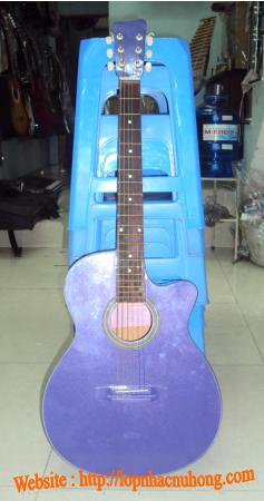 Đàn guitar tím hoa cà