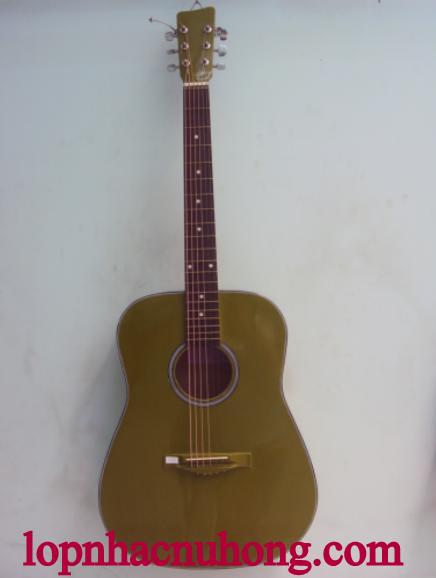 Đàn guitar màu xanh rêu