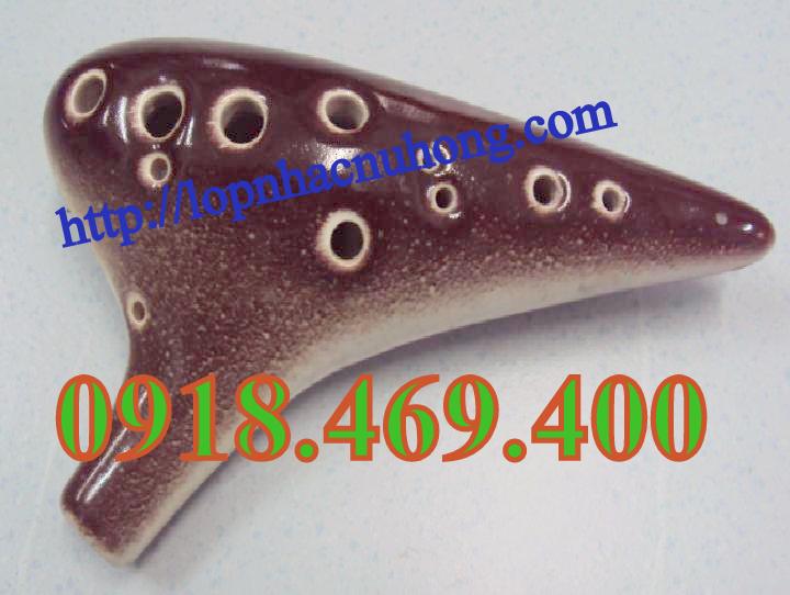 Kèn ocarina 12 lỗ màu nâu