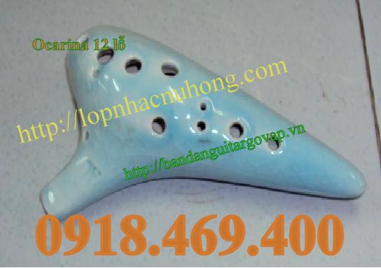 Kèn ocarina 12 lỗ xanh ngọc