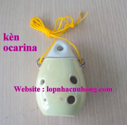 Kèn ocarina 6 lỗ vàng nhạt