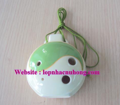 Kèn ocarina 6 lỗ xanh lá