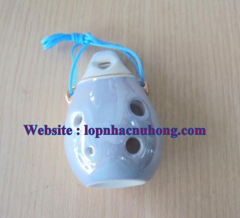 Kèn ocarina 6 lỗ xanh nhạt