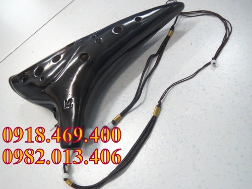 Kèn ocarina màu đen bóng