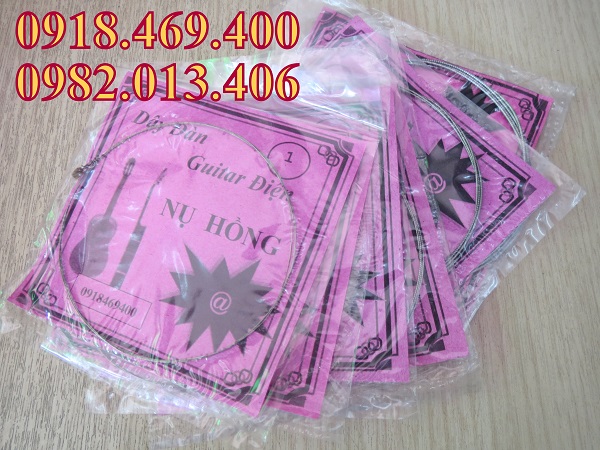 Dây guitar điện Nụ Hồng