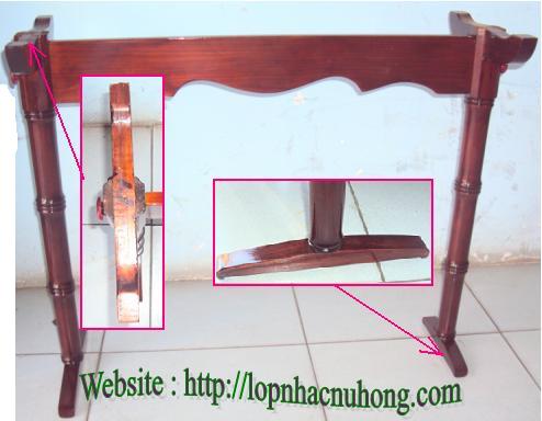 Chân gỗ đàn tranh