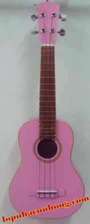 Đàn ukulele hồng nhạt